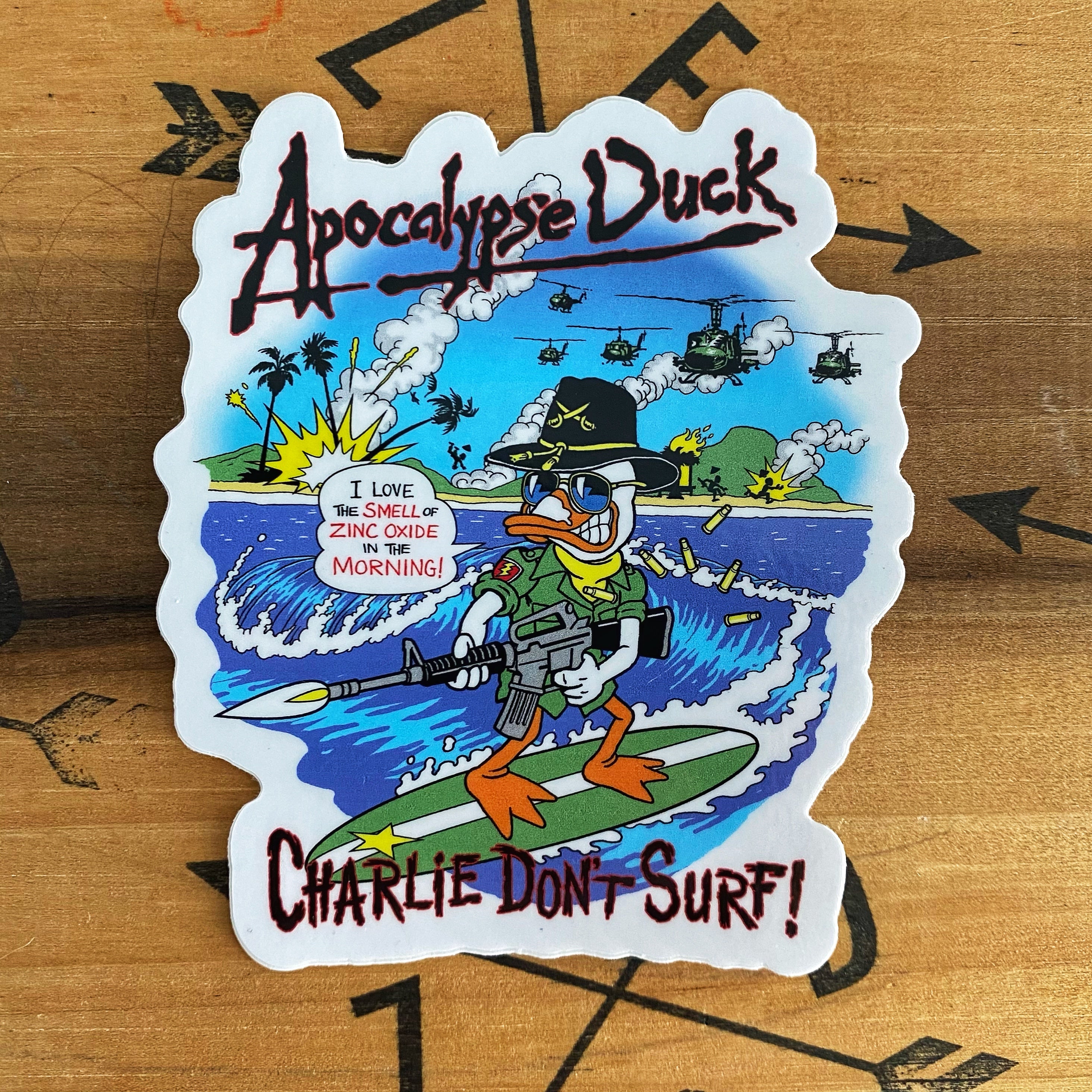 Zero Fucks Duck®️ X Steve Nazar Apocalypse Duck Charlie Don't Surf Sti